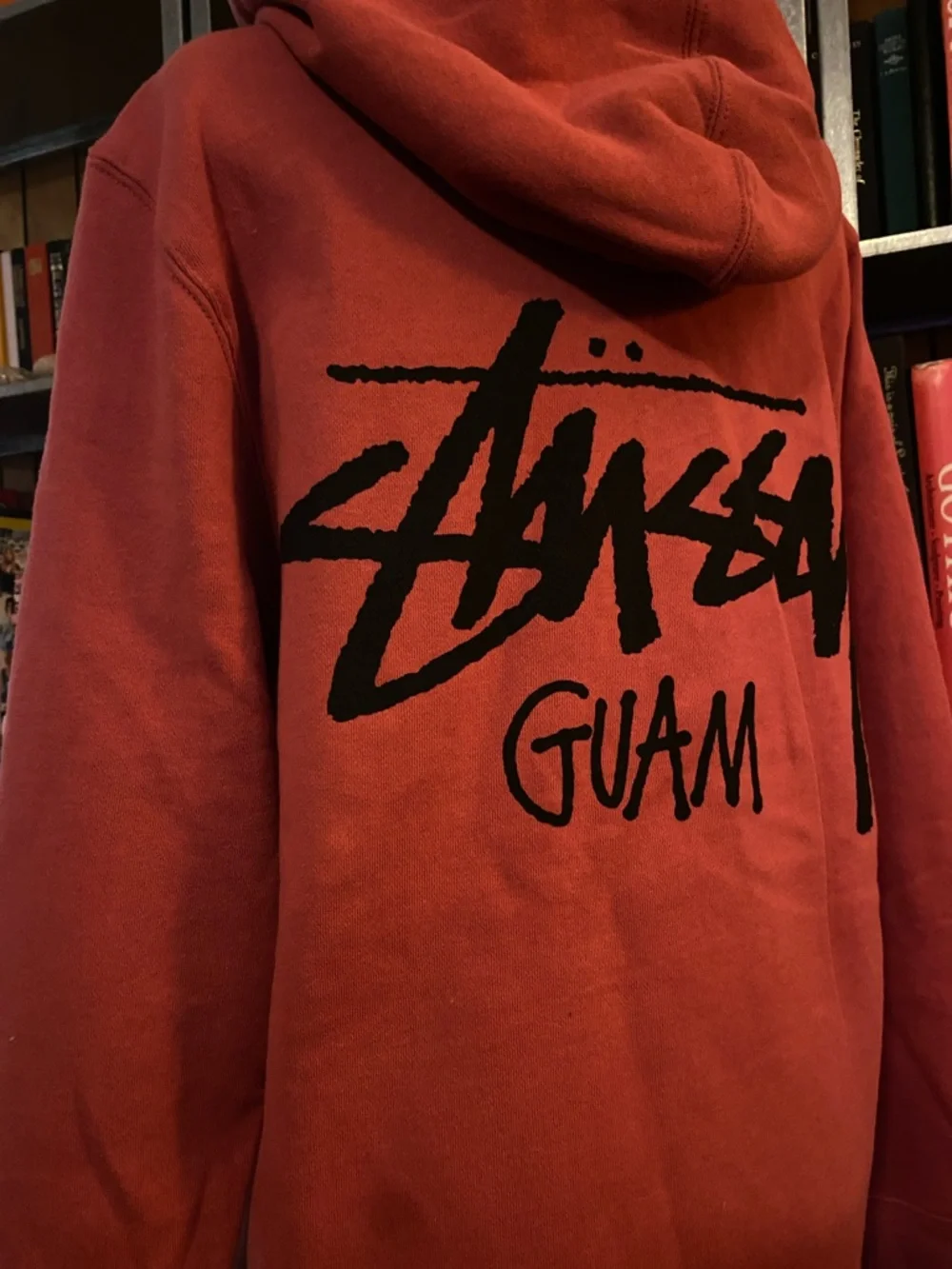 🆕 STUSSY full zip hoodie GUAM CHAPTER stüssy exclusive Medium 🇬🇺 - Picture 4 of 15